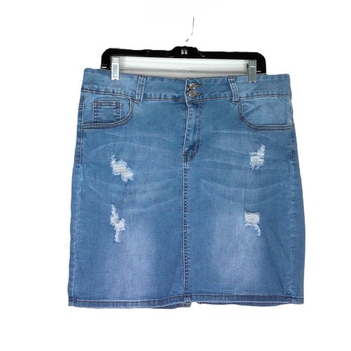 Sandpiper blue jean skirt - blue,