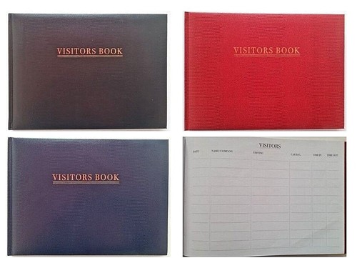 Visitors book textured cover - book,