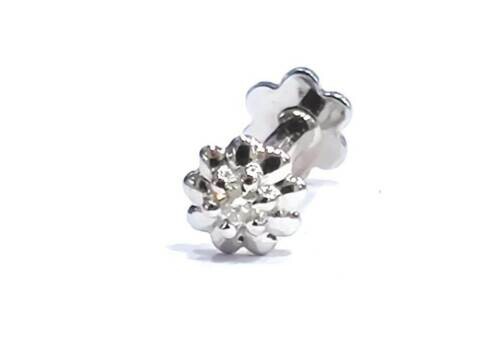 Single real diamond 18k - real,