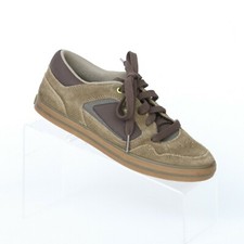 Teva Crank Green Suede Leather Bike Pedal Sneaker Shoes Youth 5 Casual Bicycle