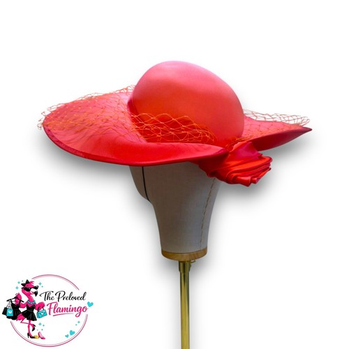 Vintage coral pink - pink, wide