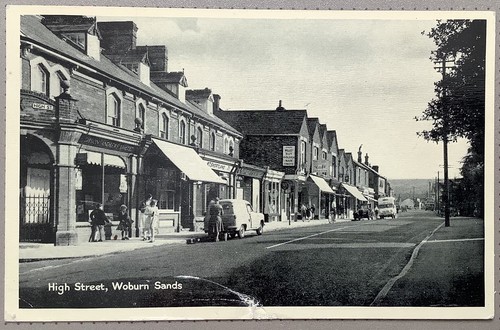 Woburn sands 1957 high - sands, street