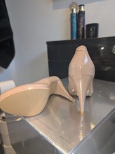 Nude Patent Heels