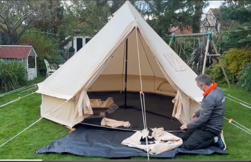 Glawning bell tent - 4m,