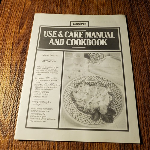 Sanyo use care manual - care, and