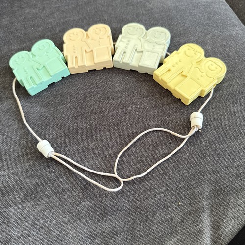Vintage pram rattle toy with - rattle/toy,