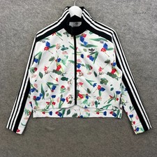 Adidas Jacket Womens 10 White