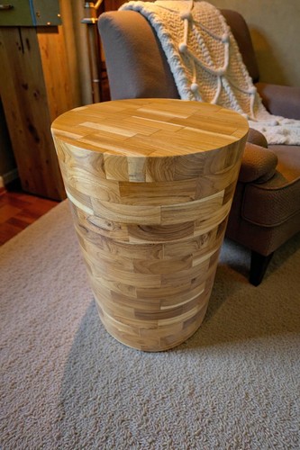 Solid wood butcher - wood,