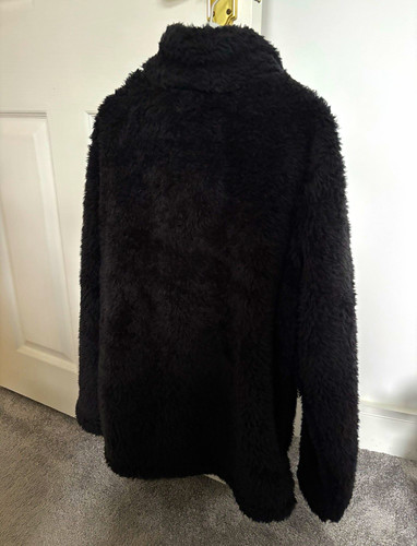 Black teddy bear - bear, fleece
