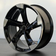 Audi A5 A6 A7 A8 Q5 SQ5 x4 20" Rotar A043 Style Alloy Wheels 9J Et30 Black MF