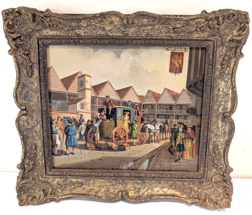Vintage coaching inn - inn, scene