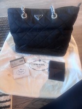 Prada Nylon Quilted Chain