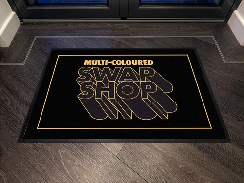 Swap shop black floor door - shop,