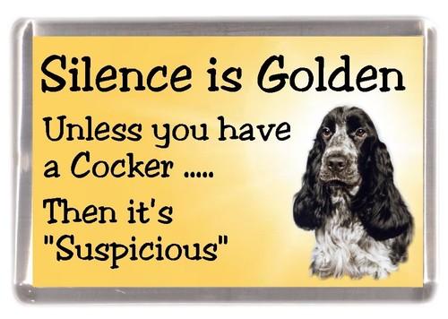 Cocker spaniel dog - roan),