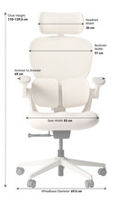 Hinomi ergonomic mesh chair - mesh,