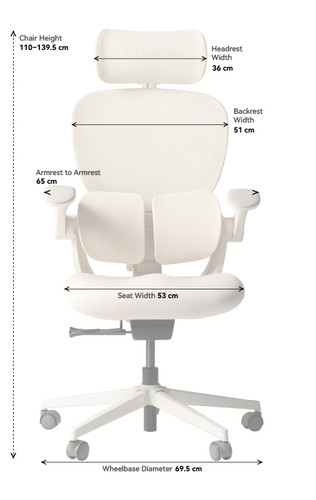Hinomi ergonomic mesh chair - hinomi, q2