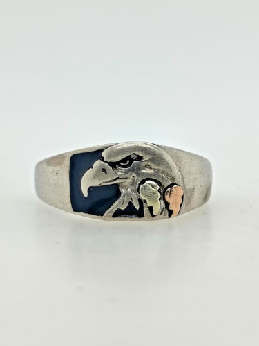 Sterling silver eagle head - sterling,
