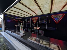 Retro Hotrod themed mobile bar
