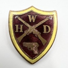 Genuine WW2 Women’s Home Defence League Home Guard Lapel Badge