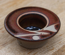 Vintage Lacock, Studio Pottery T light holder 1970s Robert & Sheila Fournier