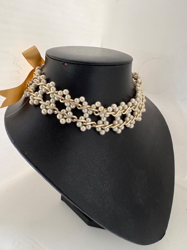 Two layered pearl necklace - two,