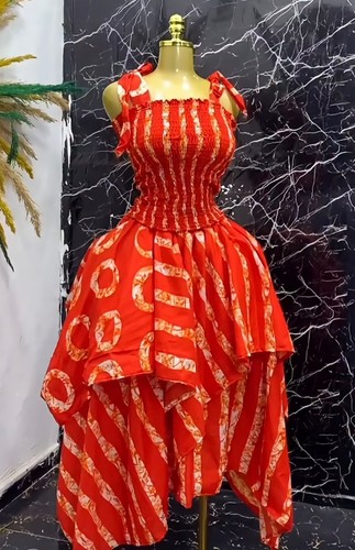 Summer women african print - women, tie