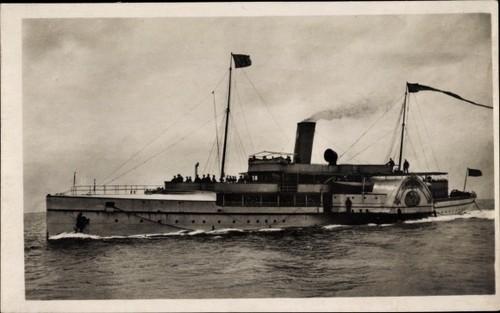 Postcard steamship najade - postcard,