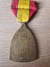 Belgian Commemorative WW1 1914-1918 Medal