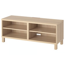 IKEA Besta Oak TV stand bench