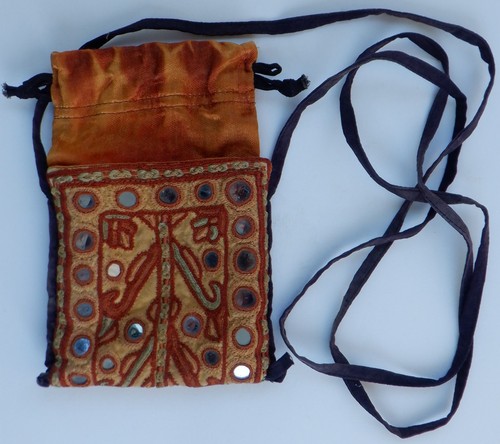 Vintage banjara pouch purse - pouch,