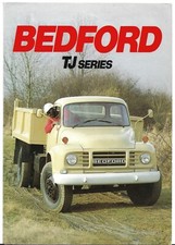 Bedford TJ Series 1986-1987 Export Markets Foldout Sales Brochure In English
