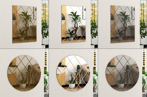Modern rectangular and round - rectangular,
