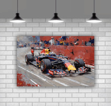 F1 Racing Modern Art Printed