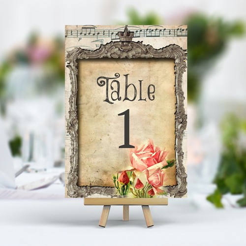 Vintage style wedding table - style,