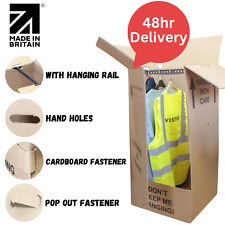 LARGE Removal Moving Wardrobe Cardboard Boxes With Hanging Rail 18"x20.5"x41"