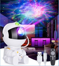 Astronaut Nebula Projector Galaxy Starry Night Lights Star LED Light w/ Remote 