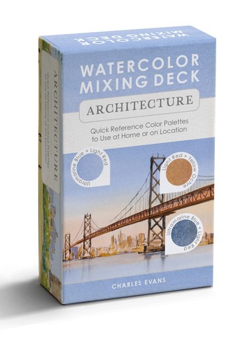 Watercolor mixing deck - mixing,