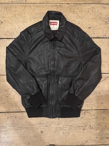 Levi black leather - black,