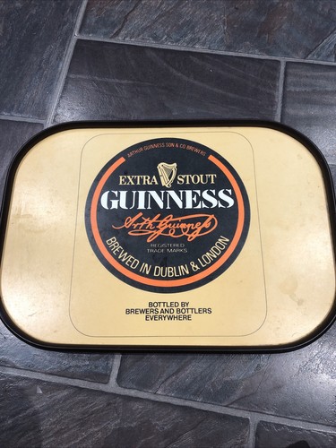 Guinness vintage tray - vintage, bar