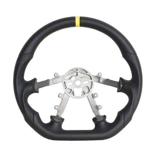Full leather steering wheel - leather,
