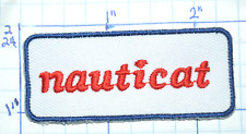 NAUTICAT YACHTS LATVIA FINLAND TWO-MASTED HIGH ENERGY CAPACITY ADVERTISING PATCH