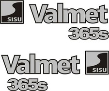 Valmet 365s Tractor Decal Set