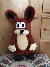Vintage Mu Zdenek Miler Little Mole Friend Brown Bunny Rabbit Soft Plush Toy 11"