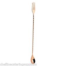 Copper Bar Spoon w/ Fork End
