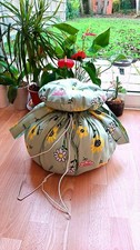 An insulated, hand-made green