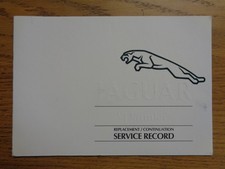 Jaguar owners service book - jaguar,