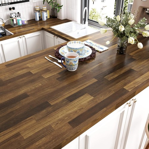 Brown wood effect vinyl self - wood,