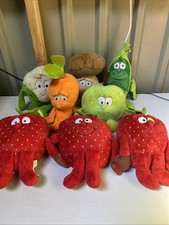 Goodness Gang Plush Collection Bundle x8Teddy Soft Toy Co-op Fruit Veg 0000