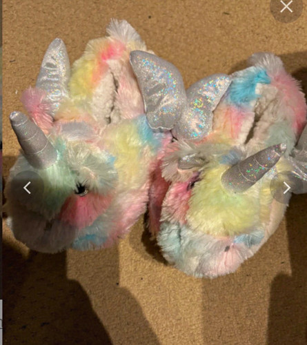 Girls multicolour unicorn faux - unicorn,