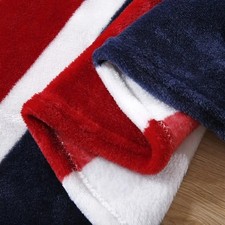 Union Jack Flag Fleece Throw